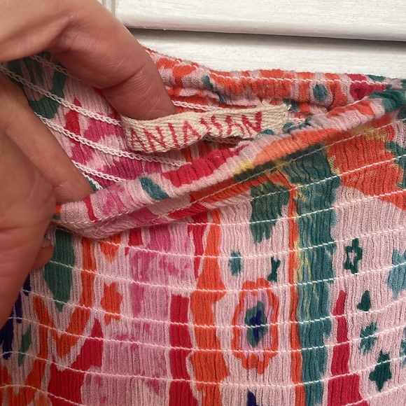 Banjanan, XS, multi-colored sun dress with tassels. Worn 2x - Picture 3 of 4